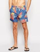 O'neill Hawaiian Swim Shorts In Blue - Blue