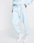 Liquor N Poker Spliced Sweatpants In Light Blue-blues