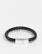 Svnx Chain And Rope Bracelet-silver