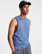 River Island Tank In Blue-blues