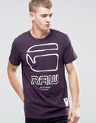 G-star Ocat Logo T-shirt - Purple
