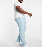Twisted Tailor Plus Suit Pants In Mint Blue-blues