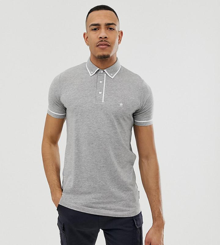 French Connection Tall Piping Polo