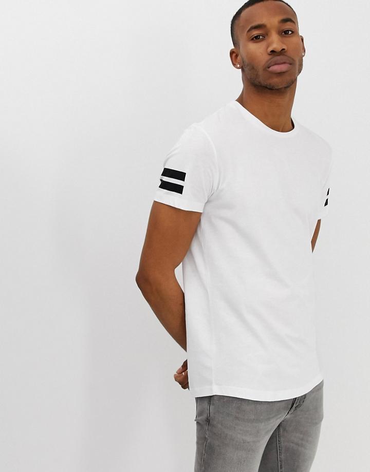 Jack And Jones Arm Stripe T-shirt - Navy