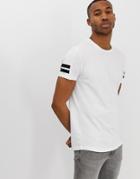 Jack And Jones Arm Stripe T-shirt - Navy