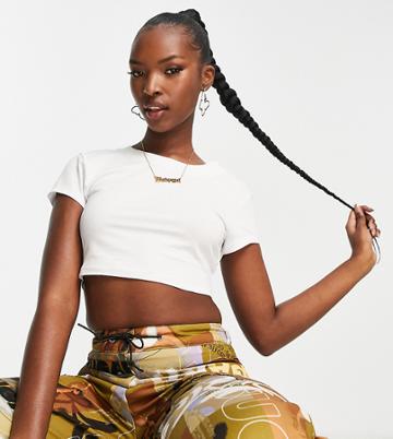 Asyou Cropped Tee In White