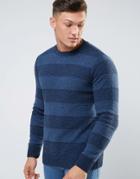 Element Striped Knitted Sweater - Navy