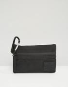 Asos Clip On Wallet In Black - Black