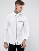 Love Moschino Shirt In White Reg Fit - White