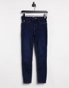 River Island Molly Skinny Jeans In Indigo-blues