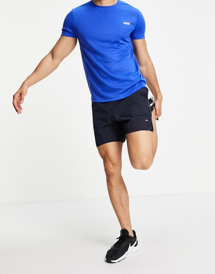Tommy Hilfiger Performance 2-in-1 Training Shorts In Desert Sky Navy