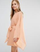 Keepsake Step Back Dress - Red