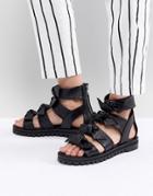 Allsaints Knot Detail Sandal - Black