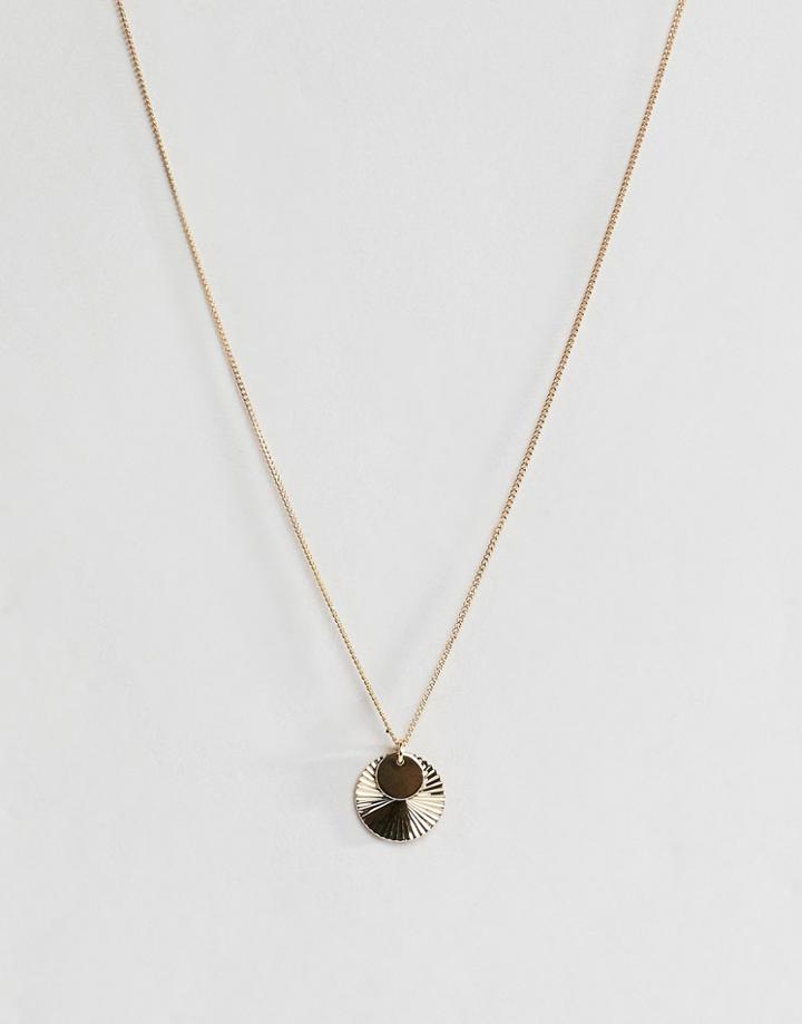 Weekday Sun Necklace - Gold