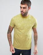 Ted Baker All Over Printed Tee - Yellow