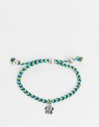 Classics 77 Turtle Charm Woven Bracelet In Multi