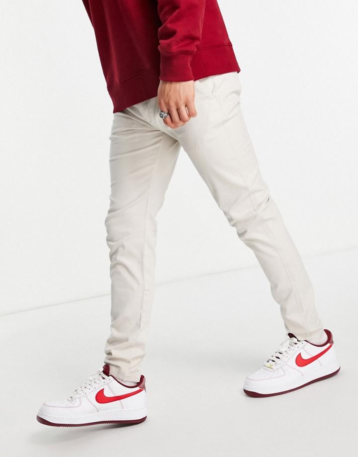 Levi's Xx Slim Fit Chino Pants In Garment Dyed Pumice Stone Gray-grey