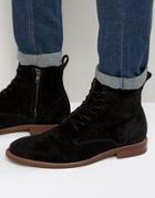 Aldo Cadirama Suede Zip Boots - Black
