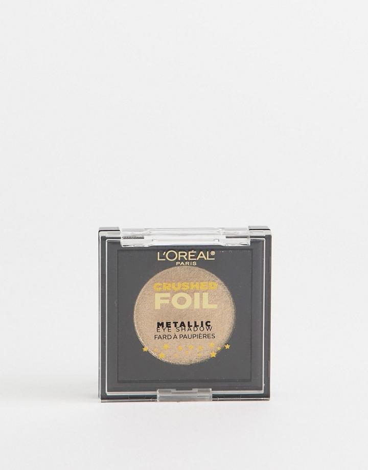 L'or Al Paris Crushed Foils Metallic Eyeshadow Gold 21 - Gold