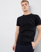 D-struct Printed Pocket Single Jersey T-shirt - Black
