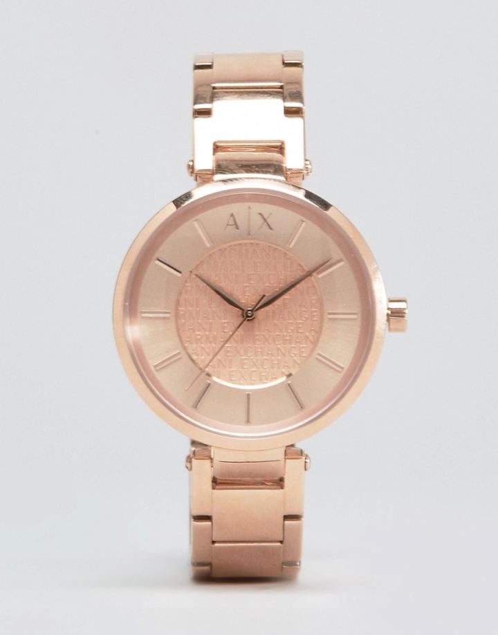 Armani Exchange Rose Gold Olivia Watch Ax5317 - Rose Gold