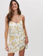Rhythm Sienna Romper In Lemon Floral-white