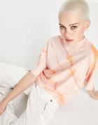 Nike Tie Dye Effect Boxy T-shirt In Orange