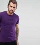Edwin Logo T-shirt - Purple