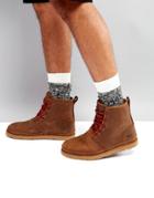 Ugg Harkley Treadlite Waterproof Suede Boots - Brown