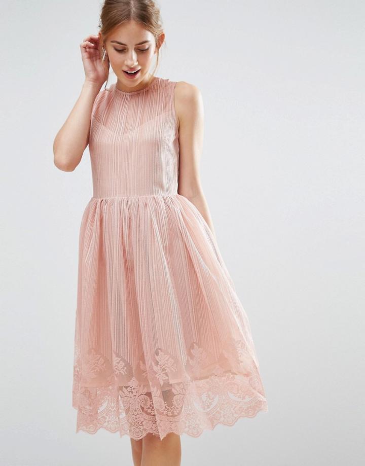 The English Factory Overlay Dress - Black