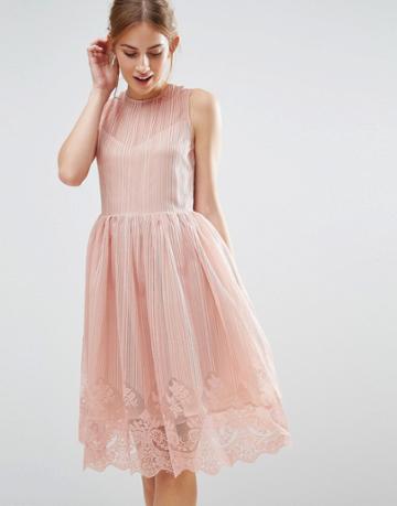The English Factory Overlay Dress - Black