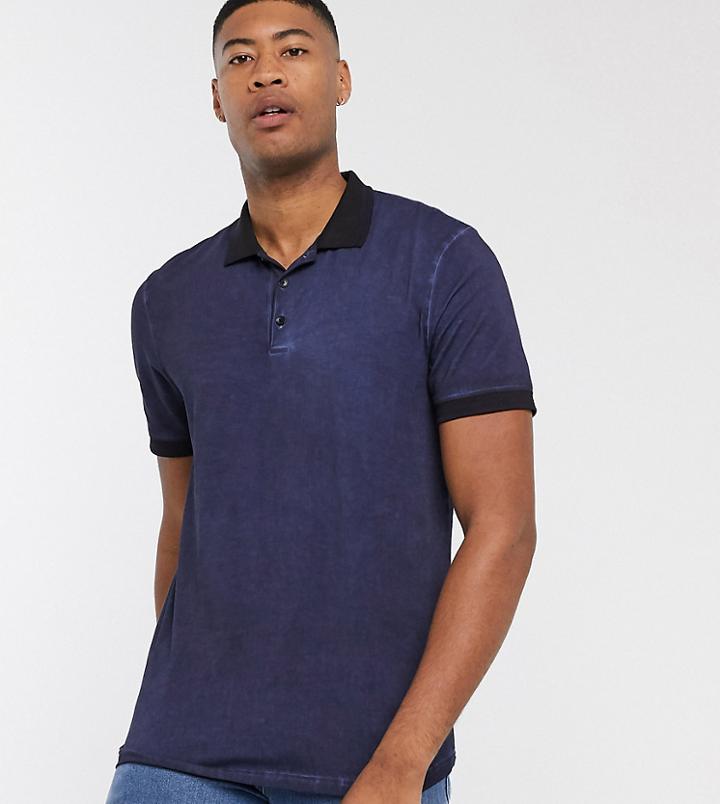 Bolongaro Trevor Washed Polo Shirt-navy