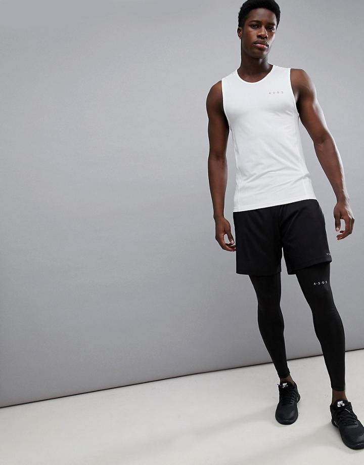 Asos 4505 Training Shorts In Black - Black