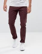 Only & Sons Chino In Slim Fit - Red