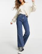 & Other Stories Flower Embroidered Jeans In Blue-blues