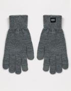 Jack & Jones Gloves In Gray