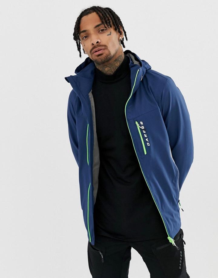 Dare2b Waterproof Color Block Jacket-navy