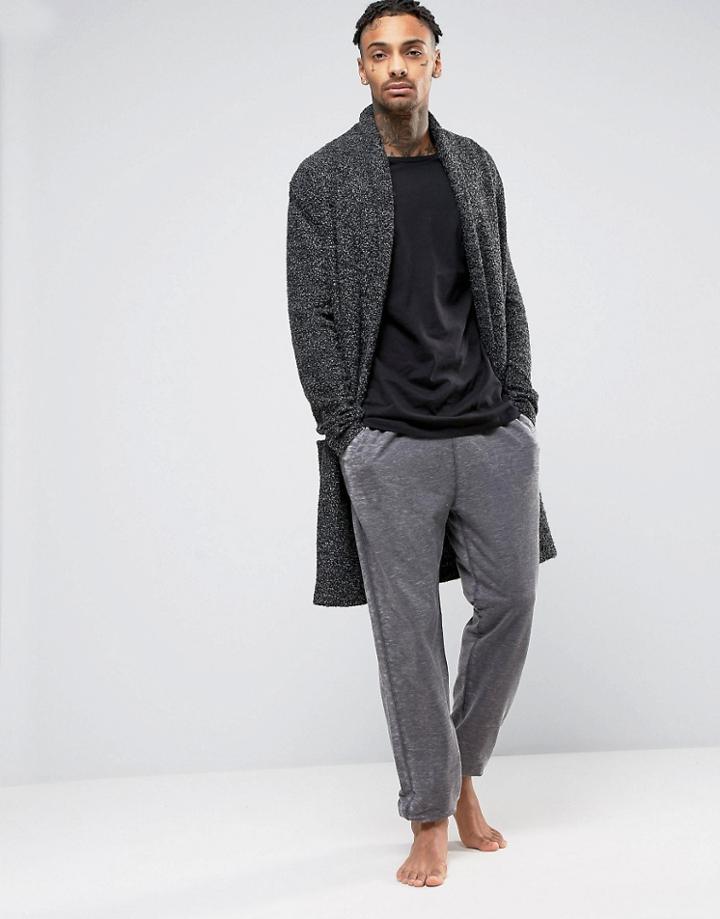 Asos Jogger In Burnout - Gray