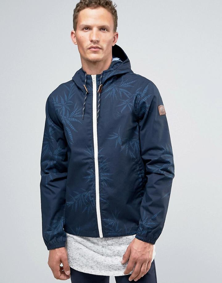 Element Alder Hooded Rain Jacket - Blue