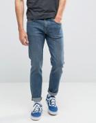 Dr Denim Snap Skinny Jeans - Blue
