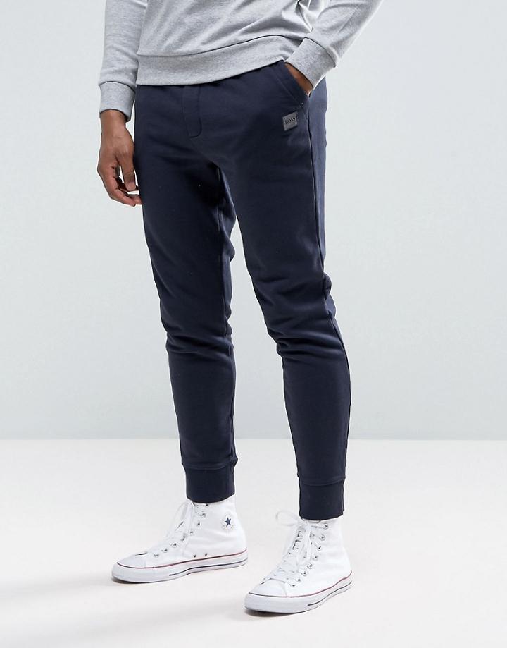 Boss Orange By Hugo Boss Slim Fit Sweatpants In Navy - Navy