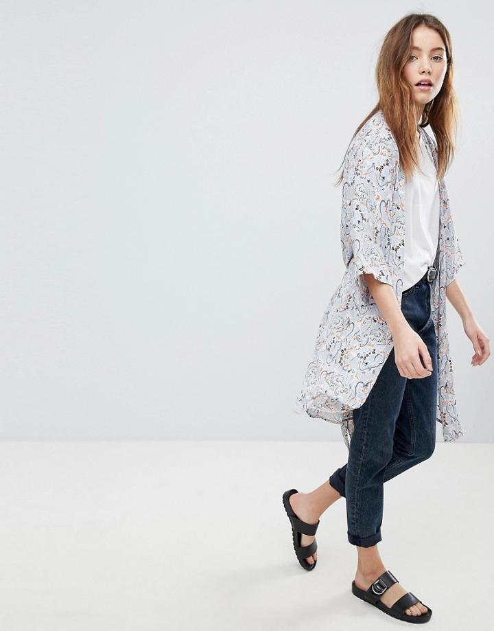 Jdy Ditsy Printed Kimono - Multi