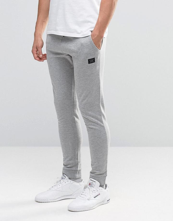 Jack & Jones Sweat Joggers With Branding - Gray
