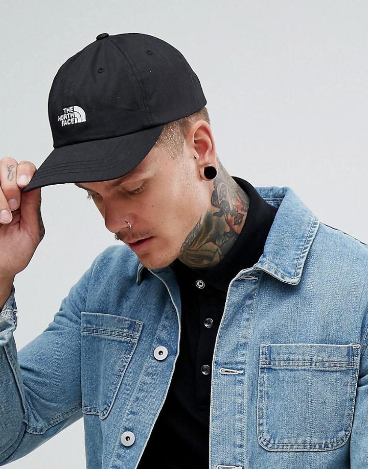 The North Face The Norm Baseball Cap Logo In Tnf Black - Black