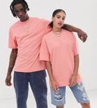 Collusion Unisex T-shirt In Pink