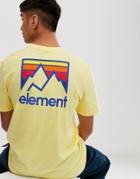 Element Joint T-shirt In Yellow - Yellow