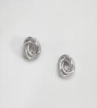 Olivia Burton Sterling Silver Forget Me Not Stud Earrings - Silver