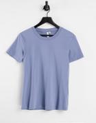 & Other Stories Organic Cotton T-shirt In Light Blue-blues