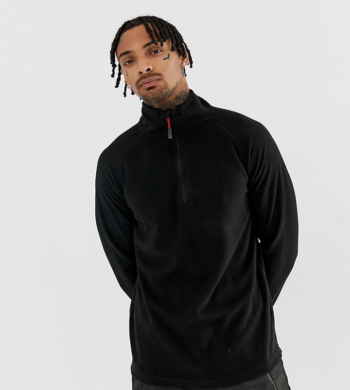 Surfanic Thermal Zip Neck Fleece - Black