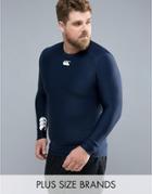Canterbury Plus Thermoreg Baselayer Long Sleeve Top In Navy E546845-769 - Navy